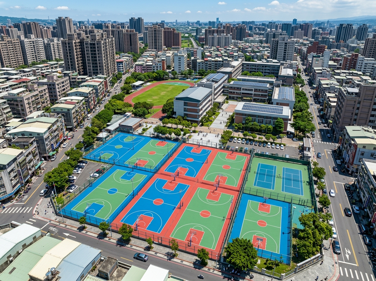 石嘴山市EPDM塑胶跑道硅PU篮球场 - 一站式服务